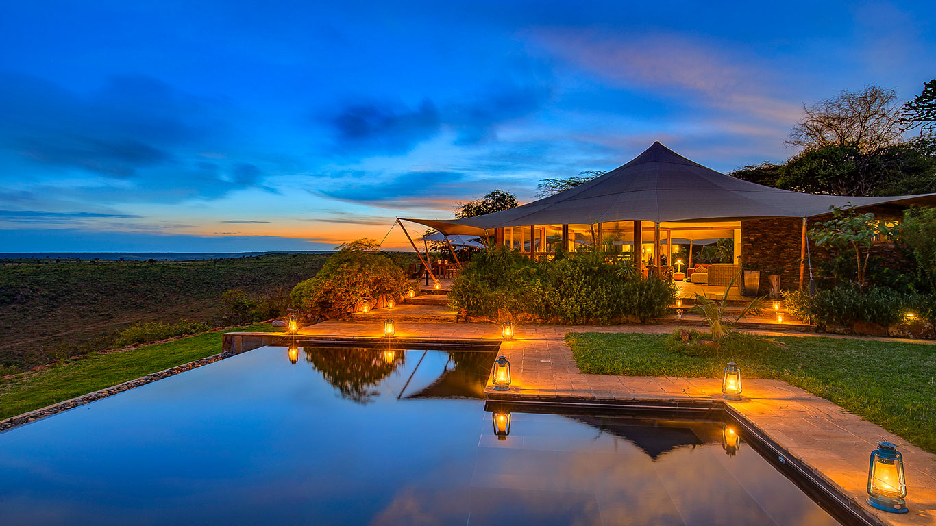 Loisaba Tented Camp infinity pool