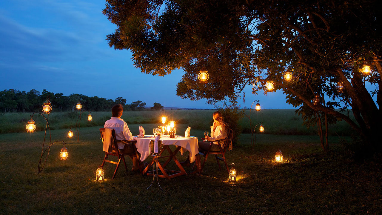 Elephant Pepper Camp romantic private dinner