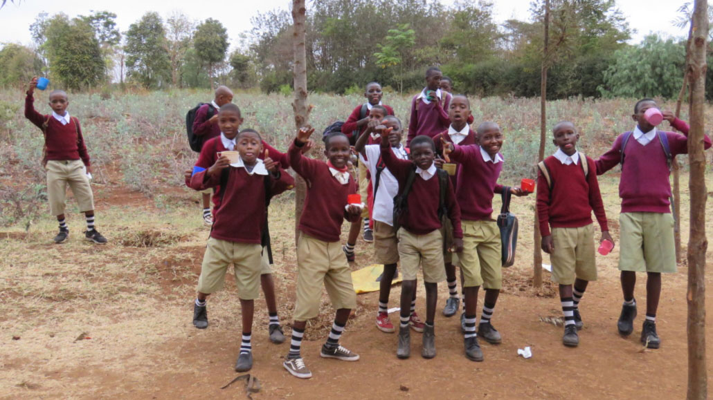 Students at Ganako school